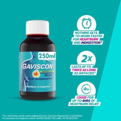 Gaviscon Liquid Original Peppermint