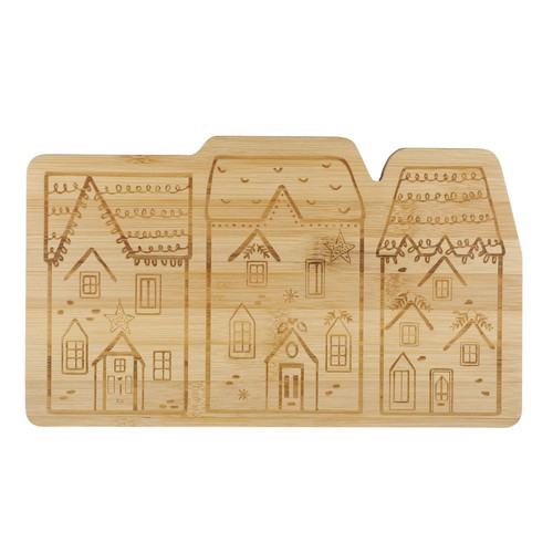 KitchenCraft The Nutcracker Collection Bamboo Cheese Serving Set
