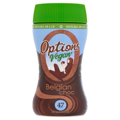 Options Vegan Belgian Hot Chocolate Jar