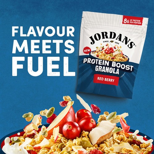 Jordans Protein Boost Red Berry Granola