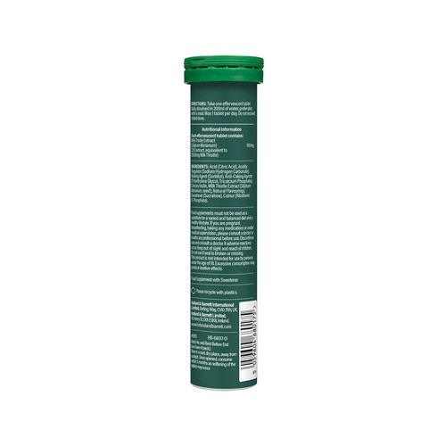 Holland & Barrett Effervescent Milk Thistle Extract 100mg Tablets Tropical