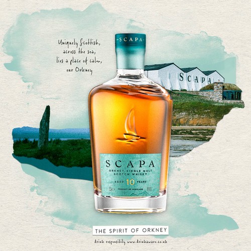 Scapa 10 Year Old Orkney Single Malt Scotch Whisky