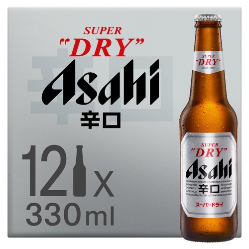 Asahi Super Dry Beer Lager Bottles