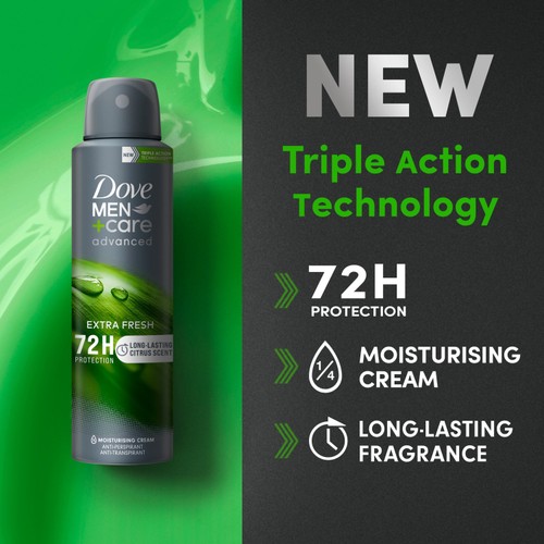 Dove Men+Care Advanced Antiperspirant Deodorant Extra Fresh