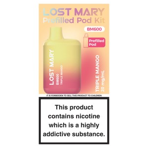 Lost Mary Vape BM600 Prefilled Kit - Triple Mango