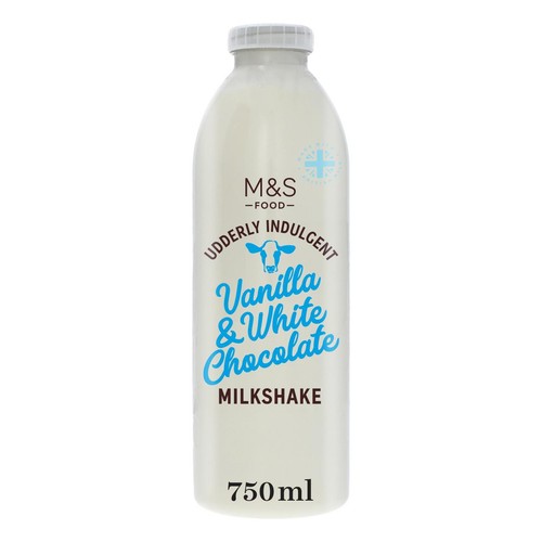 M&S Vanilla & White Chocolate Milkshake