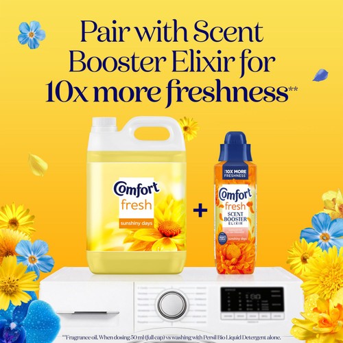 Comfort Fabric Conditioner Sunshiny Days 160 Washes