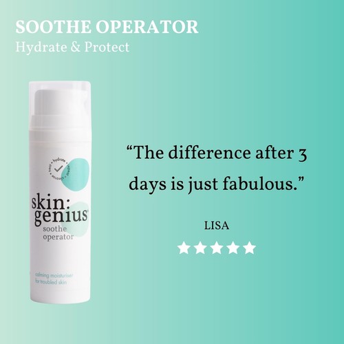 Skin Genius Soothe Operator Soothing Moisturiser