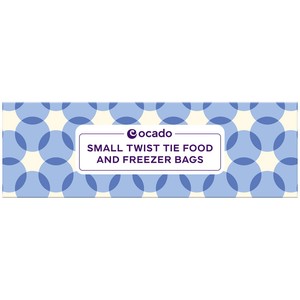 Ocado Small Twist Tie Food & Freezer Bags