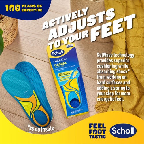 Scholl Gel Activ Casual Insoles Small