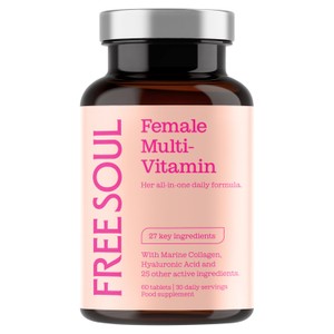 Free Soul Female Multi-Vitamin with Marine Collagen 60 capsules/82g