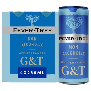 Fever Tree Non-Alcoholic Mediterranean G & T 4 x 250ml
