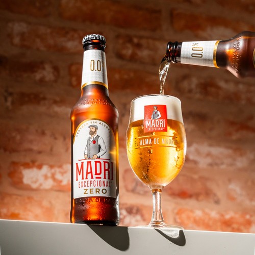Madri Excepcional 0.0% Premium Lager Beer