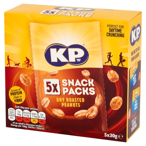 KP Dry Roasted Peanuts Multipack