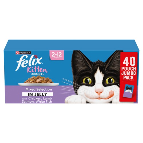 Felix Original Kitten Mixed Selection in Jelly Wet Cat Food