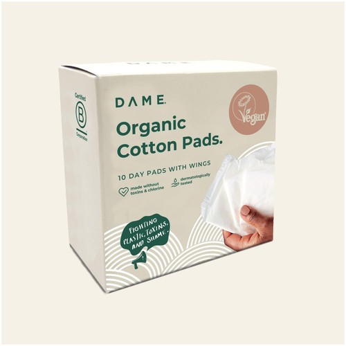 DAME Organic Cotton Pads