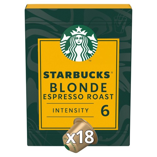 Starbucks by NESPRESSO Blonde Espresso Roast Coffee Pods