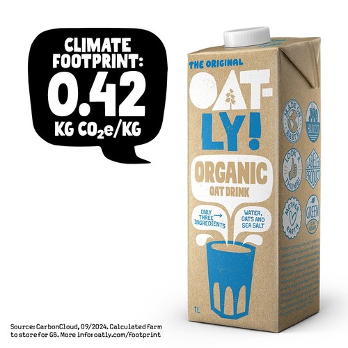 Oatly Organic Oat Drink Long Life
