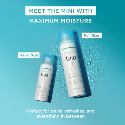 Curel Deep Moisture Spray for Dry, Sensitive Skin
