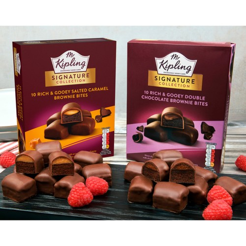 Mr Kipling Signature Double Chocolate Brownie Bites