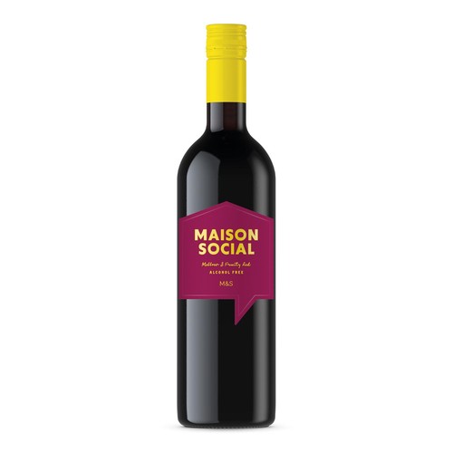 M&S Alcohol Free Mellow and Fruity Merlot
