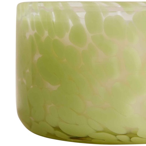 M&S Bamboo & Orris Glass 3 Wick Candle, One Size, Blue Mix