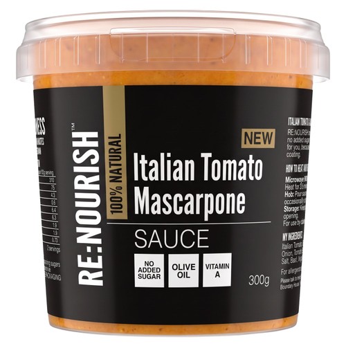 RENOURISH Italian Tomato & Mascapone Sauce