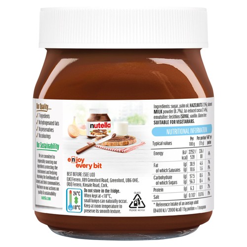 Nutella Hazelnut Chocolate Spread