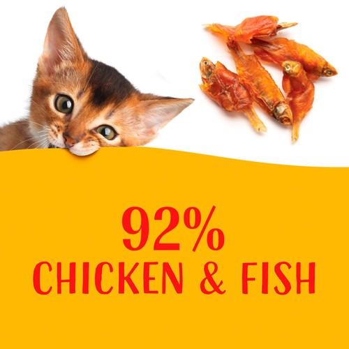 Catit Nibbly Wraps Chicken & Fish Cat Treat