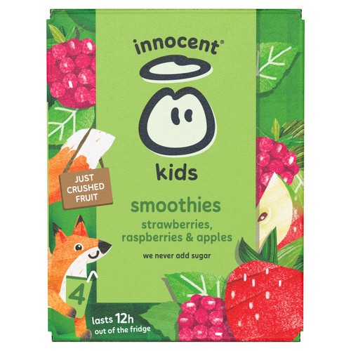 Innocent Kids Strawberries Raspberries & Apple Smoothies