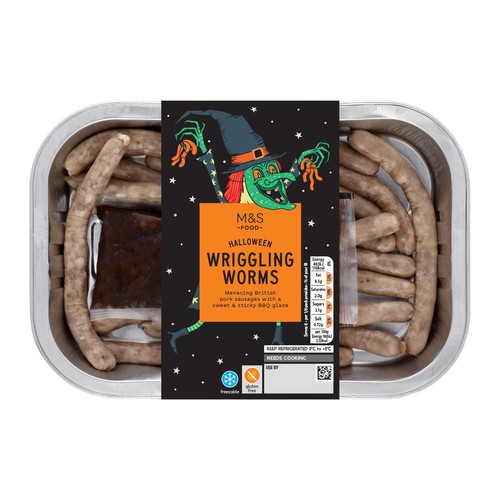 M&S Wriggling Worms Sausages