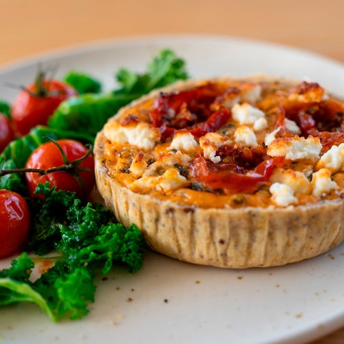 Higgidy Whipped Feta and Tomato Quiche