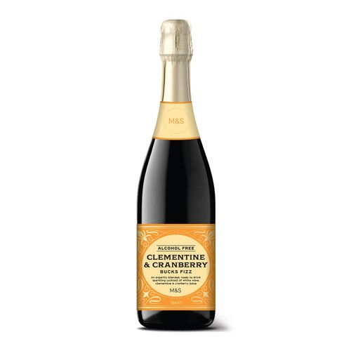 M&S Alcohol Free Clementine & Cranberry Bucks Fizz