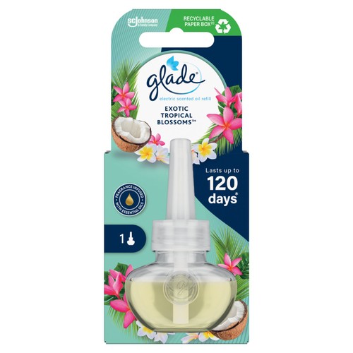 Glade Plug In Refill, Electric Scented Oil, Tropical Blossoms