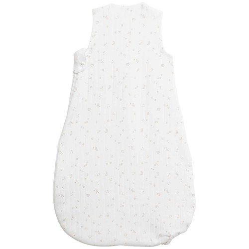 M&S Cotton Rich 1.5 Tog Printed Sleeping Bag, 0-6 M, White