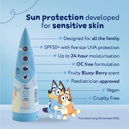 Childs Farm Bluey SPF50+ Sun Cream 