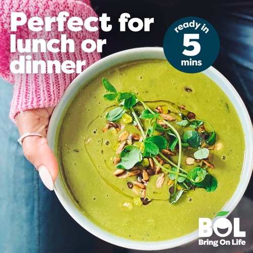 BOL Garden Pea & Spinach Power Soup