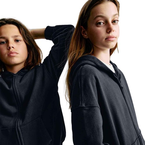 M&S Cotton Rich Plain Hoodie, 10-11 Y, Navy