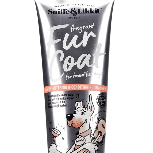 Sniffe & Likkit Fur Coat 3-in-1 Brightening & Conditioning Dog Shampoo