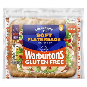 Warburtons GF Soft White Flatbread