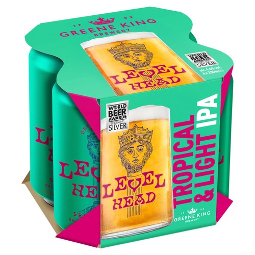 Greene King Level Head Session IPA Craft Beer Cans 4.0%