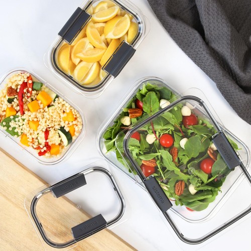 Sistema Brilliance Food Container 2L Airtight Leakproof Storage