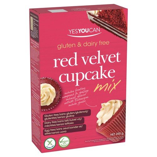 YesYouCan Red Velvet Cupcake Mix