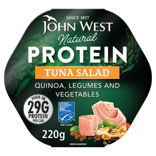 John West Protein Tuna Salad with Quinoa & Vegetables MSC 220g