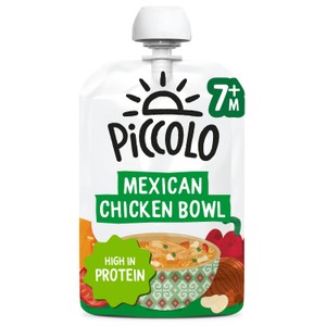 Piccolo Chicken & Spring Veg Casserole Baby Food Pouch 7+ Months