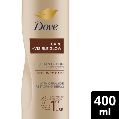 Dove Visible Glow Medium to Dark self tan lotion