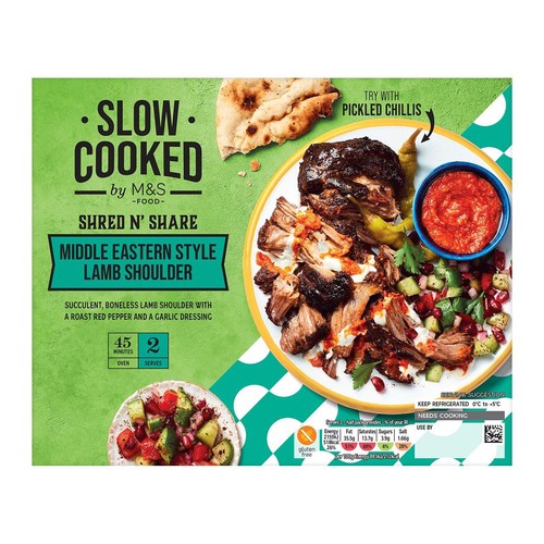 M&S Slow Cooked Middle Eastern Style Lamb Shoulder