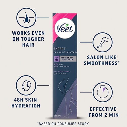 Veet Expert Hair Removal Cream Legs & Body