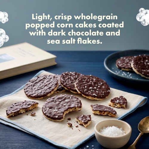 Kallo Dark Chocolate & Sea Salt Popped Corn Cakes