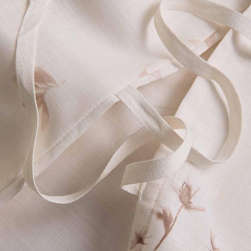 M&S Pressed Floral Printed Bedset, Kingsize, Biscuit